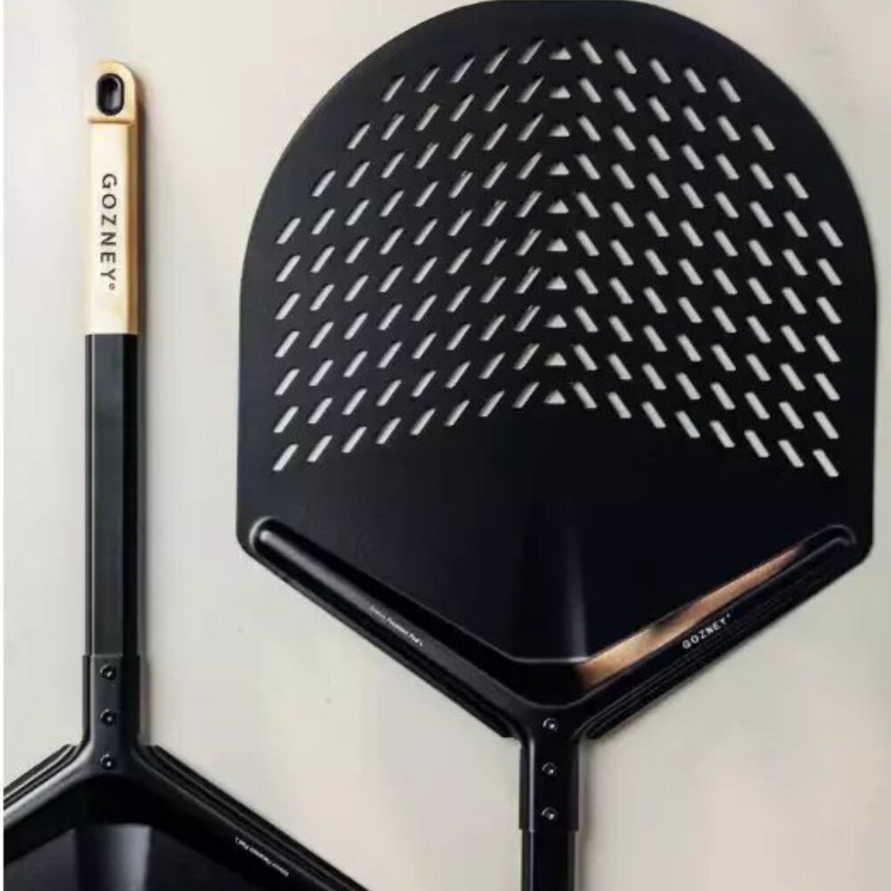 Gozney Pizza Peel 14" , Balance Placement Aluminum blade & Wood Handle One Peel